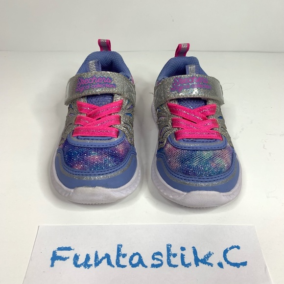 Skechers Magical Collection Unicorn Glitter Shoes 302116N Little Girls US Size 5 - Picture 2 of 12